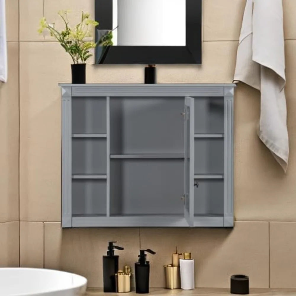 Bathroom Medicine Cabinet With Mirror Over Toilet Storage