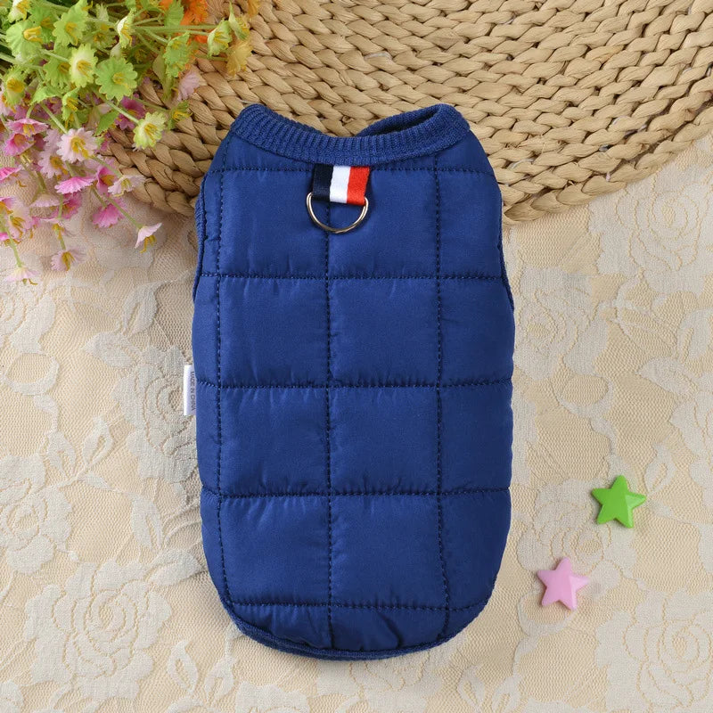 Winter Warm Dog Coat Windproof Padded Jacket For Small Dogs