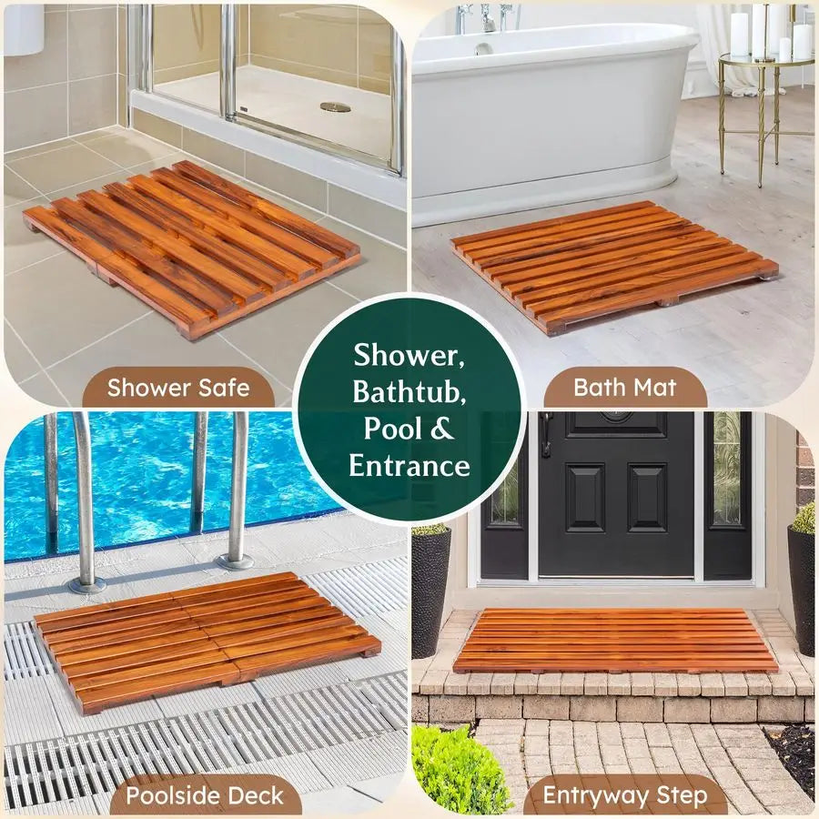 Shower Mat Premium Non Slip Bath Mat For Bathtub Shower