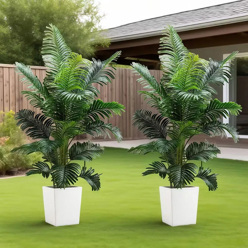 Artificial Giant Palm Tree With Lifelike Leaves For Indoor Outdoor Decor