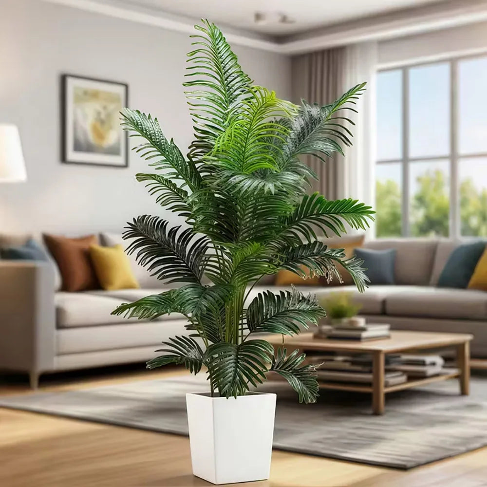 Artificial Giant Palm Tree With Lifelike Leaves For Indoor Outdoor Decor