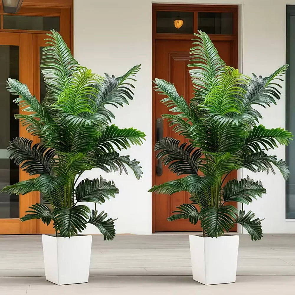 Artificial Giant Palm Tree With Lifelike Leaves For Indoor Outdoor Decor