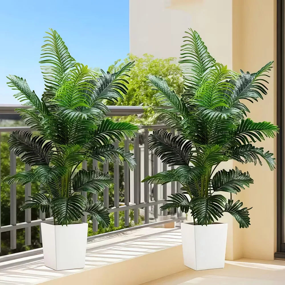 Artificial Giant Palm Tree With Lifelike Leaves For Indoor Outdoor Decor