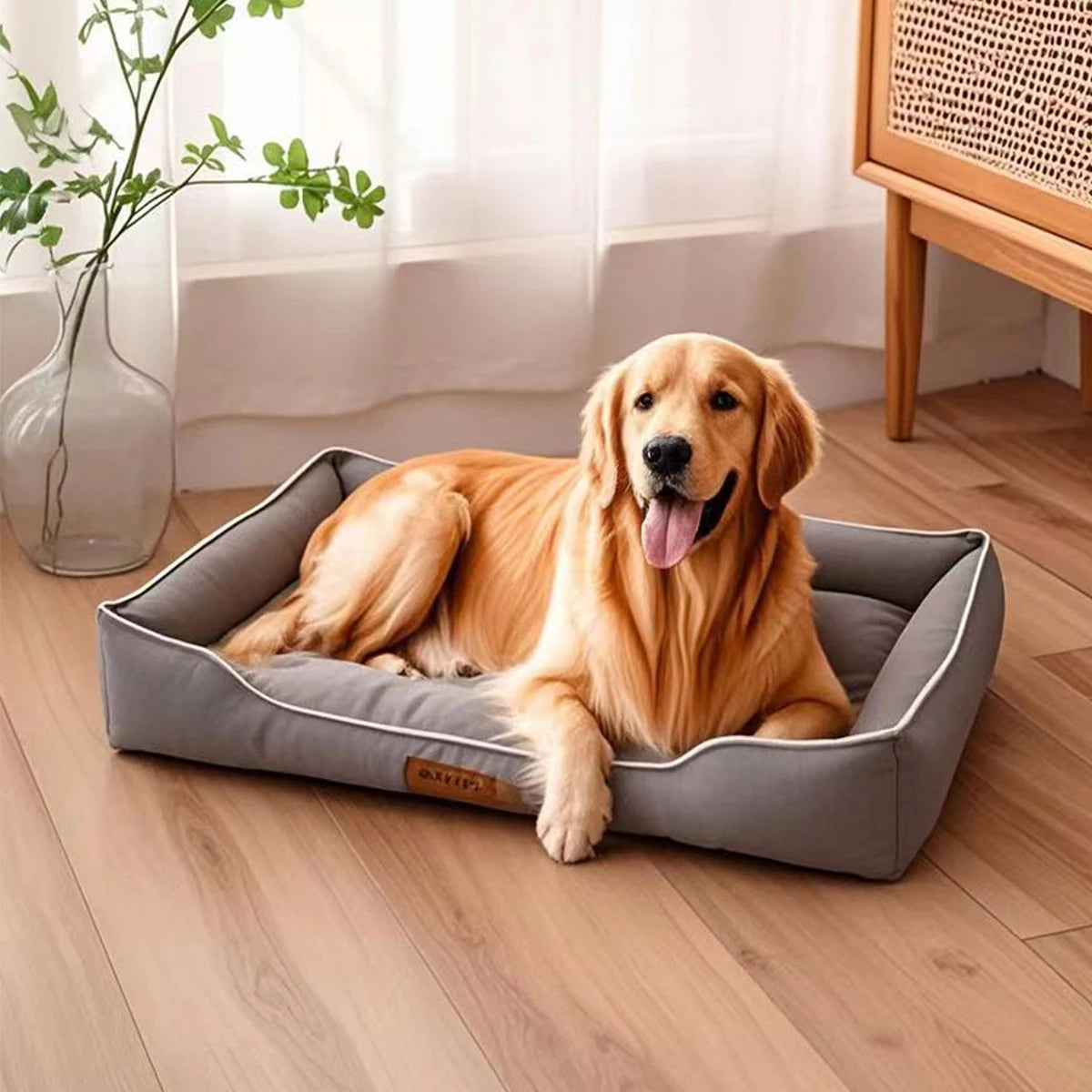 Four Season Square Dog Bed For Large Dog Waterproof Sofa
