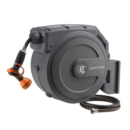 Giraffe Tools AW40 Retractable Hose Reel Wall Mount With Auto Rewind