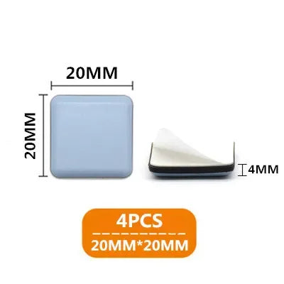 4Pcs Set Furniture Leg Slider Pads Anti Scratch Floor Protectors