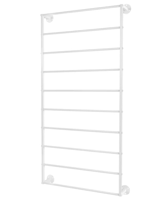 Wall Mounted 10 Tier Scarf Rack With Detachable Crossbar