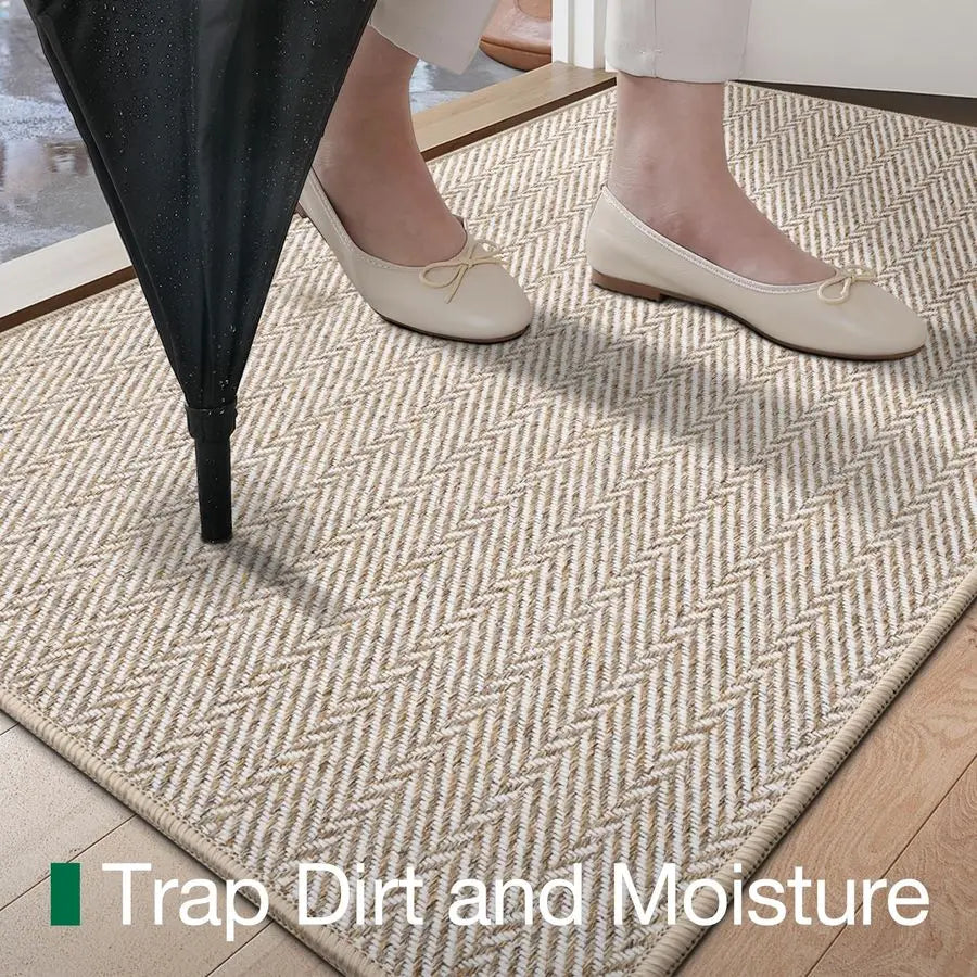 Ultra Thin Indoor Door Mat Non Slip Entryway Doormat