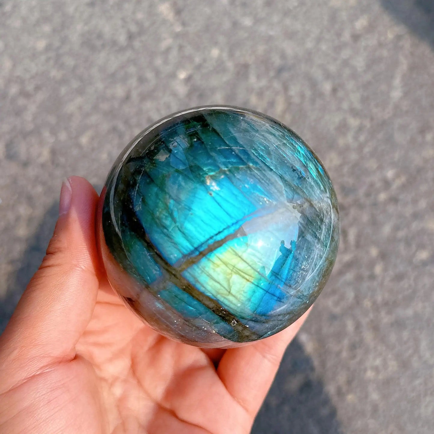 CrystalHola Labradorite Ball Sphere For Home Decoration Healing Crystals