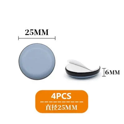 4Pcs Set Furniture Leg Slider Pads Anti Scratch Floor Protectors
