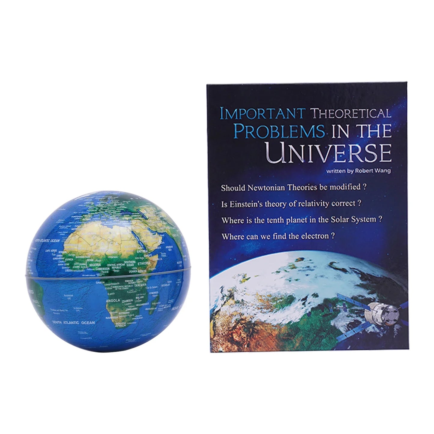 Bymaocar Magnetic Levitating Globe LED RGB Floating Earth Sphere