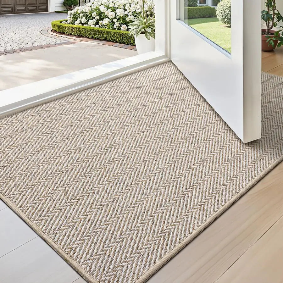 Ultra Thin Indoor Door Mat Non Slip Entryway Doormat