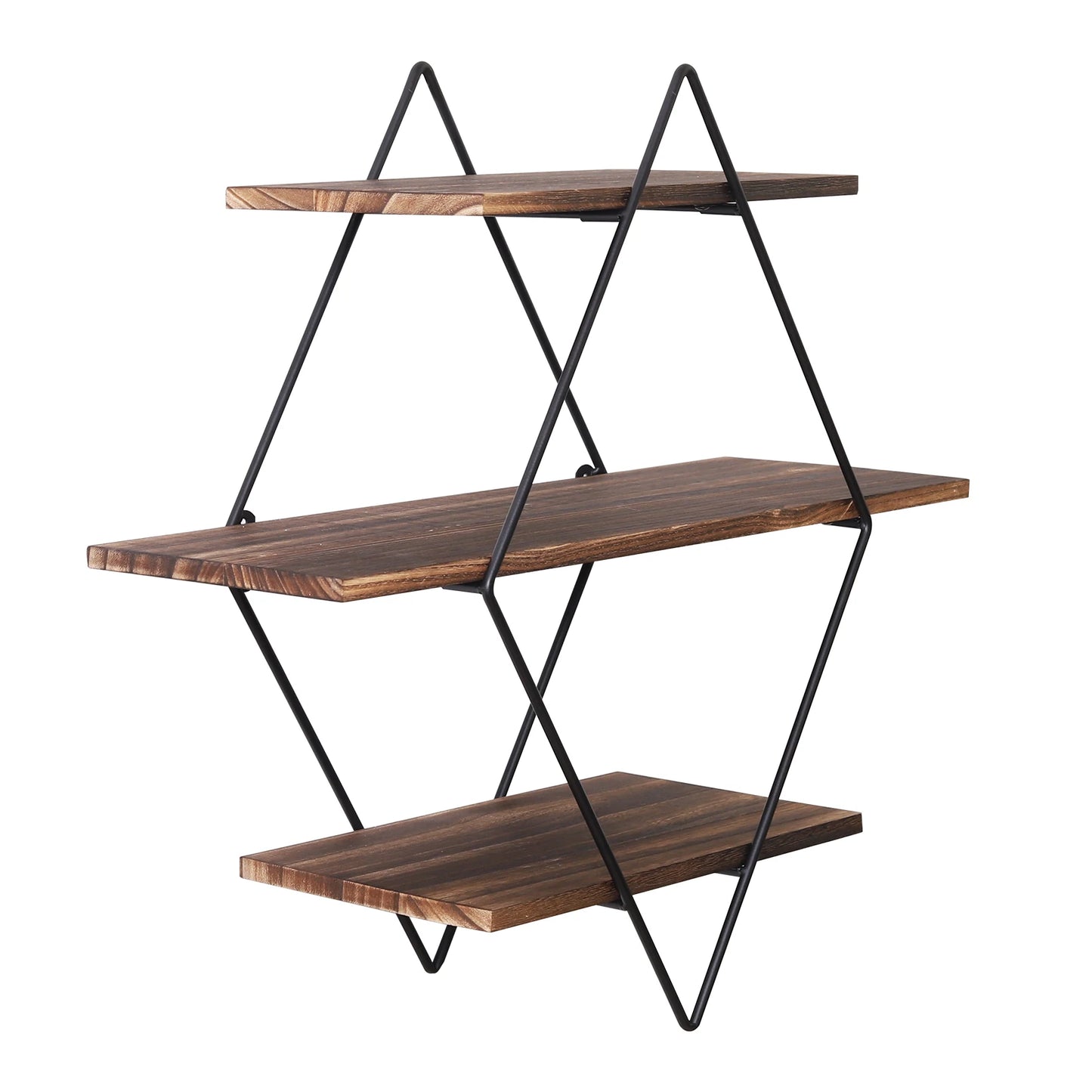 Wall Mounted Rustic Floating Wooden Shelves Kitchen Display