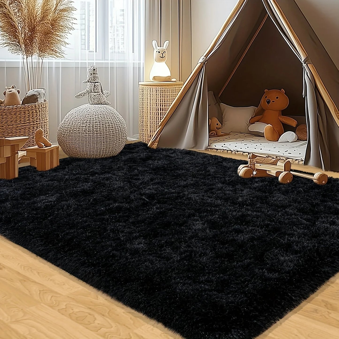 Super Soft Geometric Area Rug European Style Living Room Decor