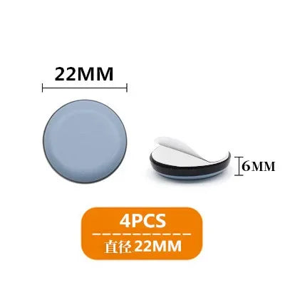 4Pcs Set Furniture Leg Slider Pads Anti Scratch Floor Protectors
