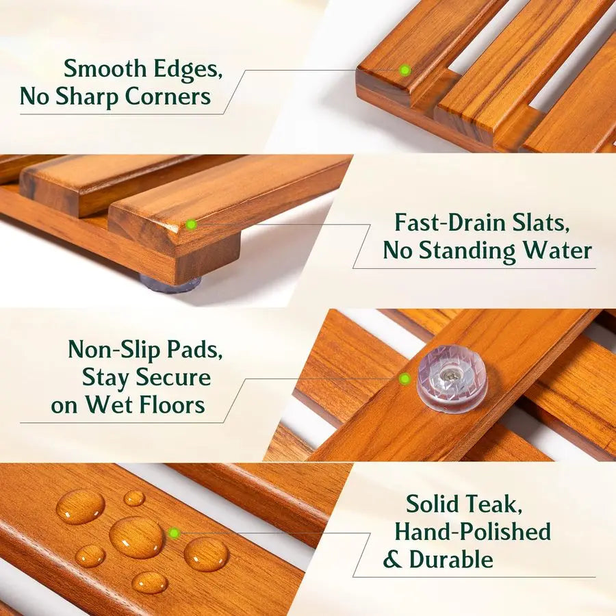 Shower Mat Premium Non Slip Bath Mat For Bathtub Shower