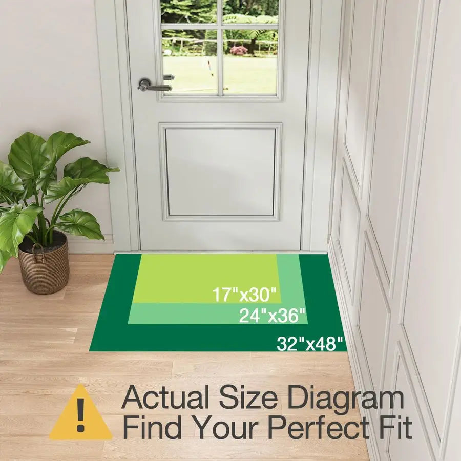 Ultra Thin Indoor Door Mat Non Slip Entryway Doormat