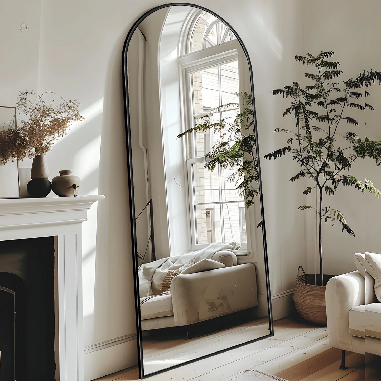 Antok Floor Mirror With Stand For Bedroom And Living Room
