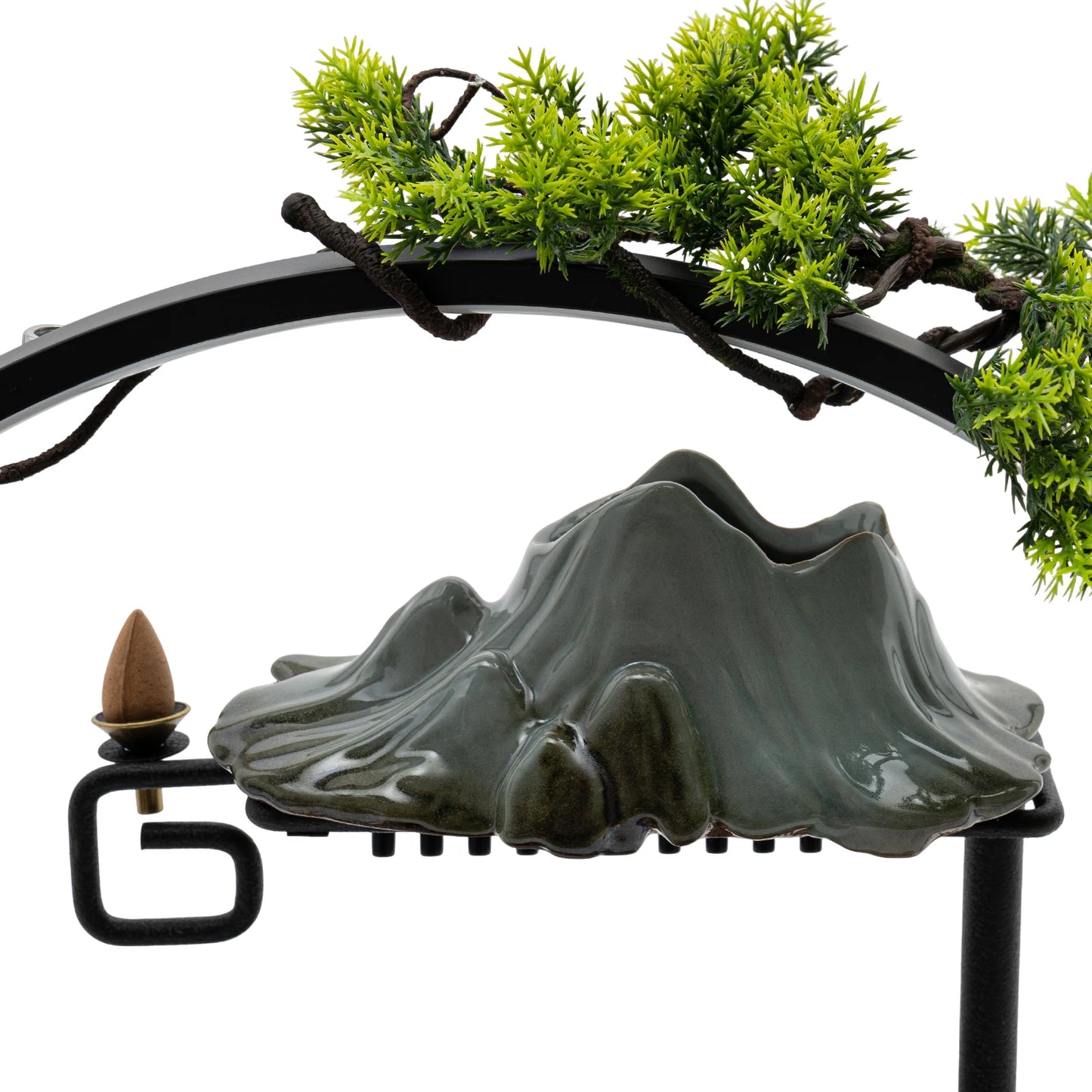 Tabletop LED Water Fountain Rockery Indoor Waterfall For Home Office
