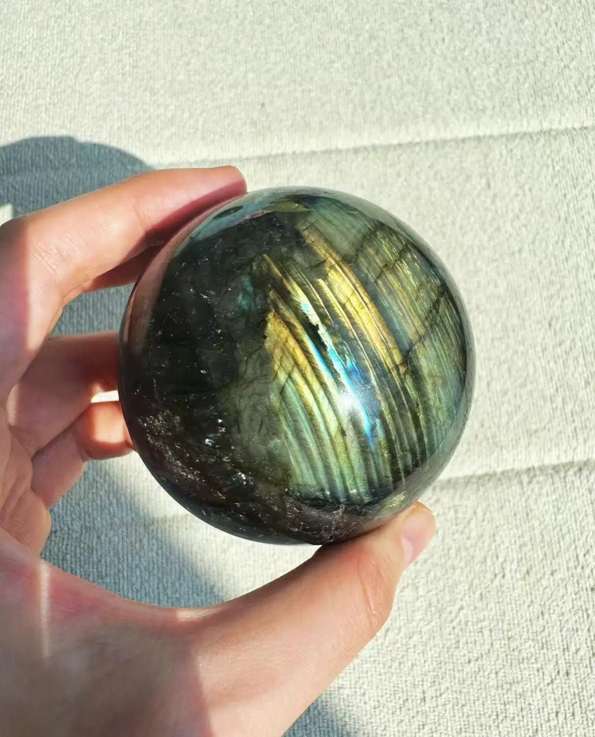 CrystalHola Labradorite Ball Sphere For Home Decoration Healing Crystals
