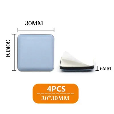 4Pcs Set Furniture Leg Slider Pads Anti Scratch Floor Protectors