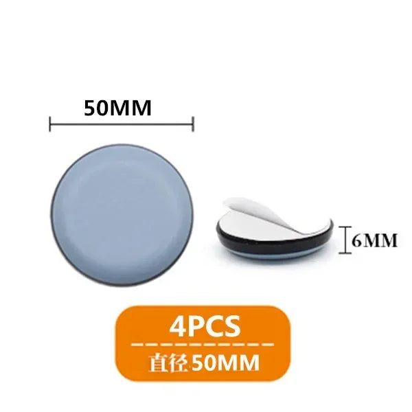 4Pcs Set Furniture Leg Slider Pads Anti Scratch Floor Protectors