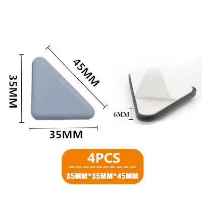4Pcs Set Furniture Leg Slider Pads Anti Scratch Floor Protectors