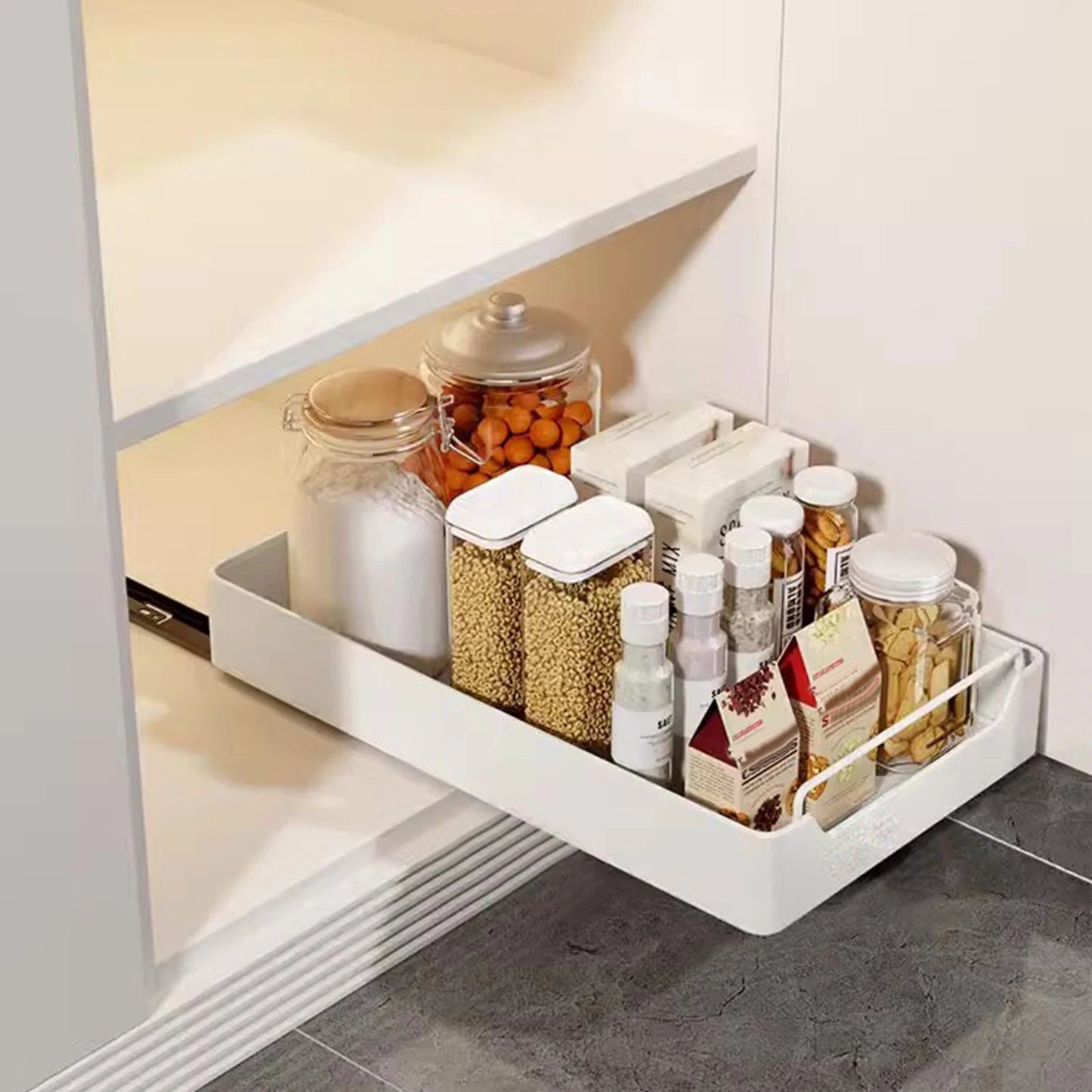 Twister.Ck Pull Out Cabinet Organizer Heavy Duty Sliding Drawer Kitchen