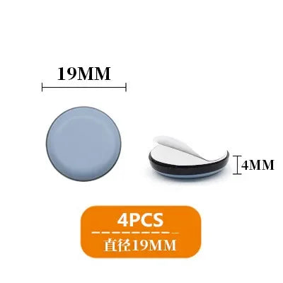 4Pcs Set Furniture Leg Slider Pads Anti Scratch Floor Protectors