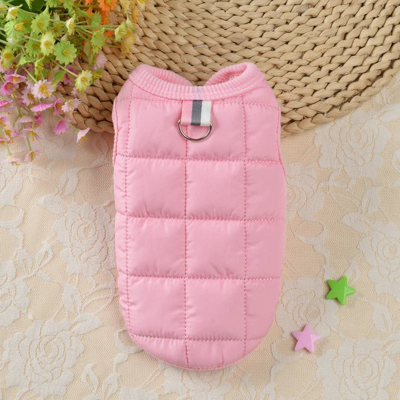 Winter Warm Dog Coat Windproof Padded Jacket For Small Dogs