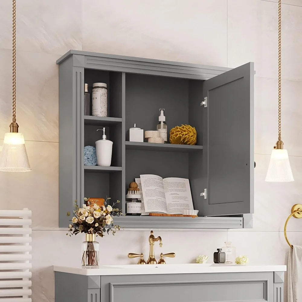 Bathroom Medicine Cabinet With Mirror Over Toilet Storage