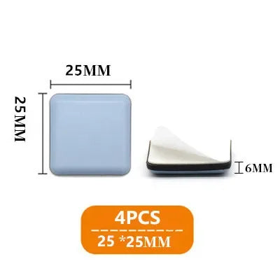 4Pcs Set Furniture Leg Slider Pads Anti Scratch Floor Protectors