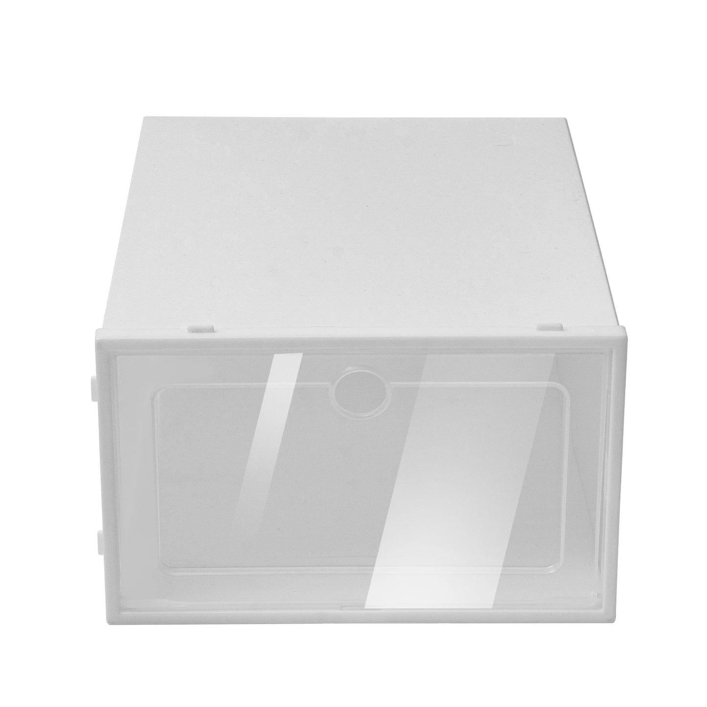 Foldable Transparent Shoe Boxes Stackable Dustproof Drawer Organizer
