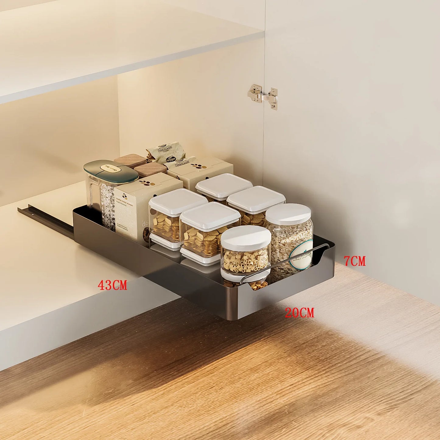 Twister.Ck Pull Out Cabinet Organizer Heavy Duty Sliding Drawer Kitchen