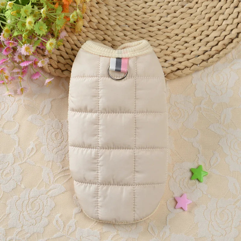 Winter Warm Dog Coat Windproof Padded Jacket For Small Dogs