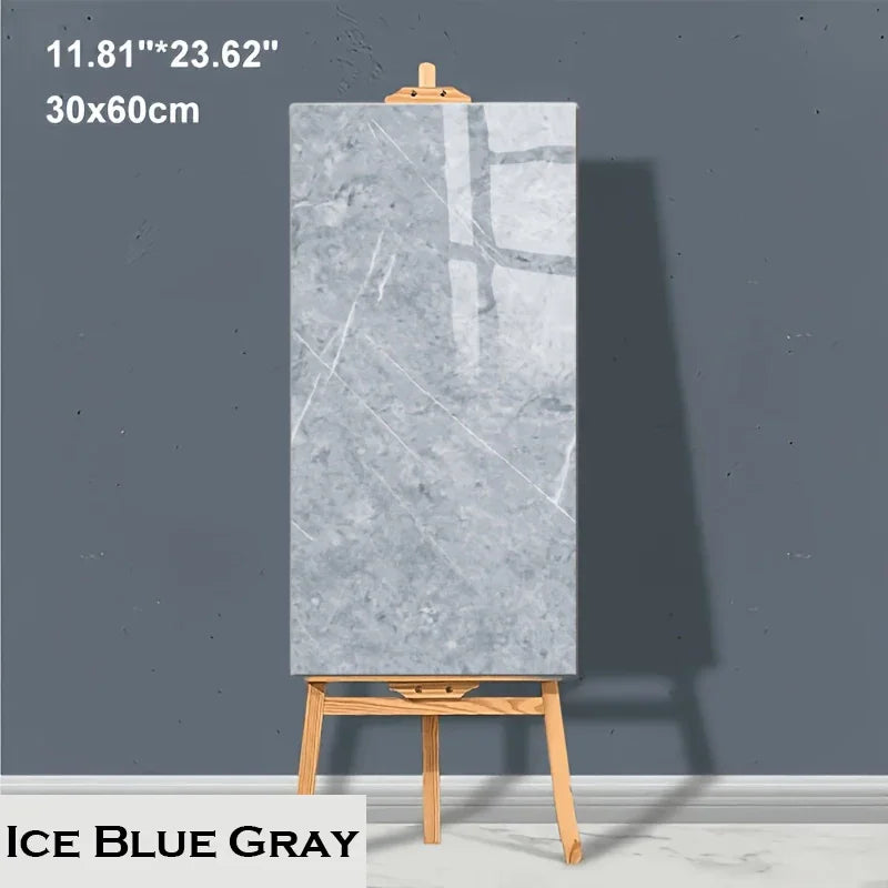 Marble PVC Self Adhesive Floor Tiles Waterproof Peel Stick For Kitchen Bathroom