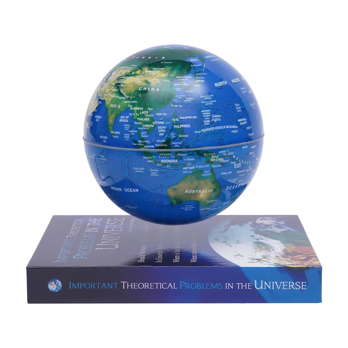 Bymaocar Magnetic Levitating Globe LED RGB Floating Earth Sphere