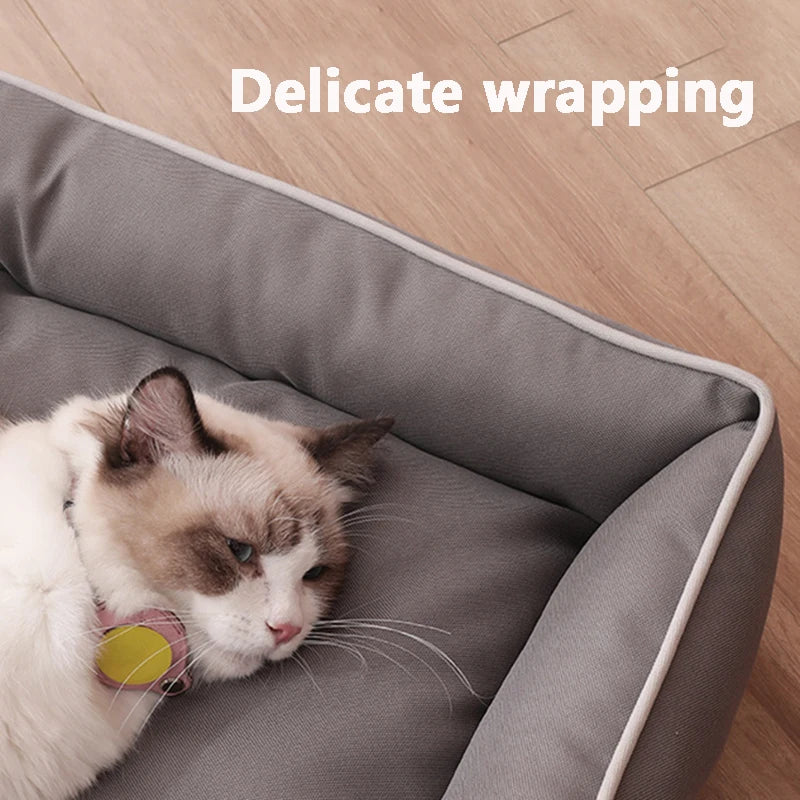 Four Season Square Dog Bed For Large Dog Waterproof Sofa