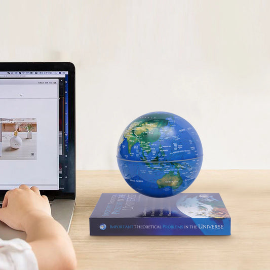 Bymaocar Magnetic Levitating Globe LED RGB Floating Earth Sphere