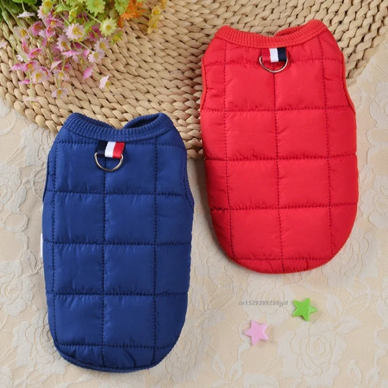 Winter Warm Dog Coat Windproof Padded Jacket For Small Dogs