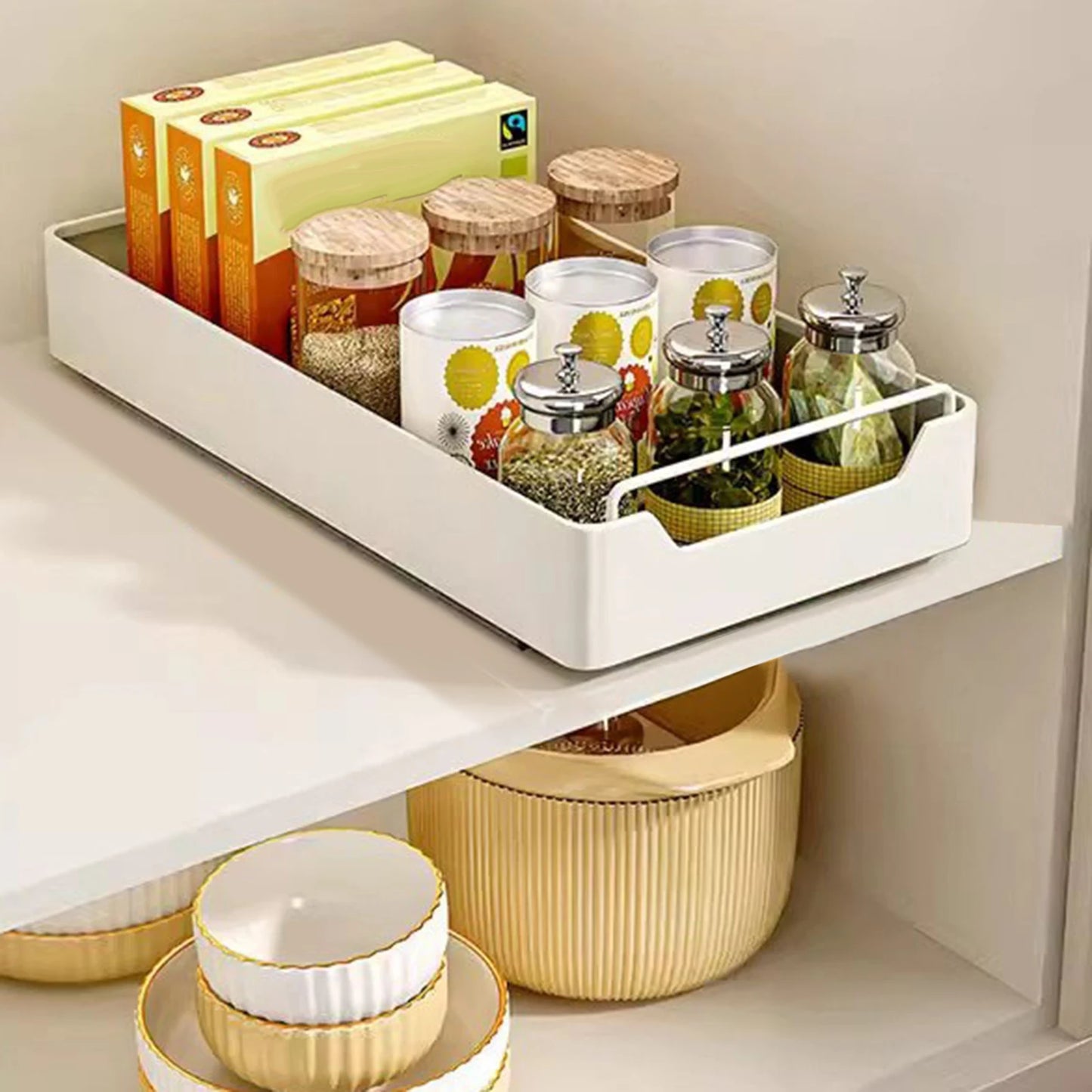 Twister.Ck Pull Out Cabinet Organizer Heavy Duty Sliding Drawer Kitchen