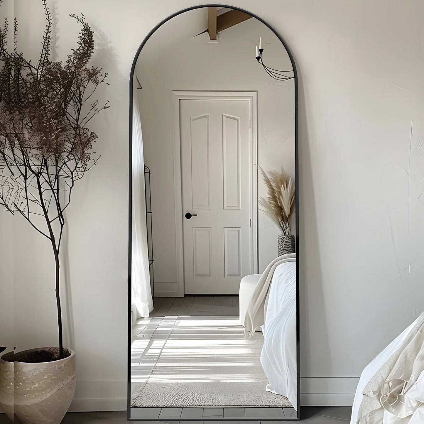 Antok Floor Mirror With Stand For Bedroom And Living Room