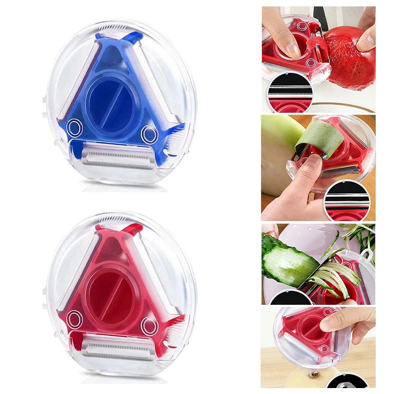 YOCITY 3 In 1 Peeler Set Slicer Shredder Julienne Cutter Kitchen Tool