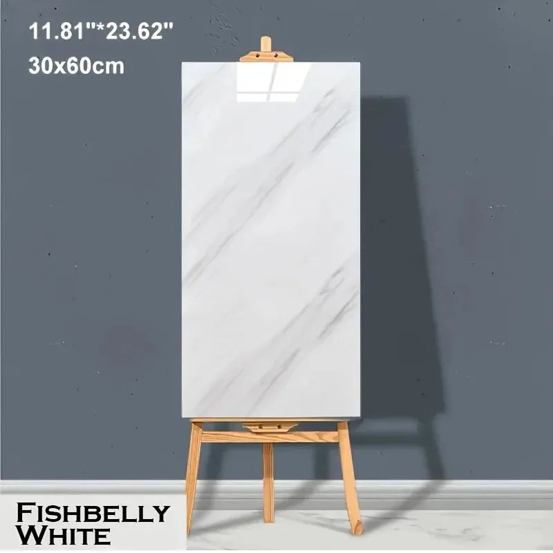Marble PVC Self Adhesive Floor Tiles Waterproof Peel Stick For Kitchen Bathroom