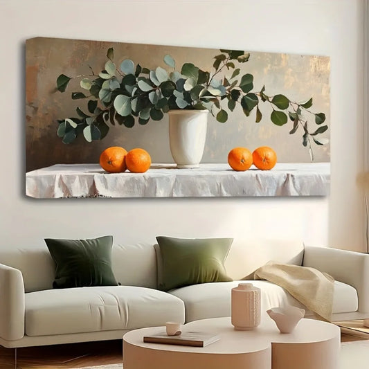 Pine Wood Frame Still Life Kitchen Wall Decorative Art